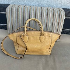 Authentic MCM Croc Leather